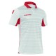 Camiseta TABIT Blanco/Rojo Macron