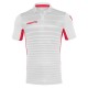 Camiseta TABIT Blanco/Rojo Macron