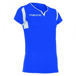 Camiseta mujer FLUORINE Azul Royal/Blanco Macron