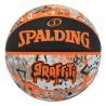 Balón de Baloncesto Spalding GRAFITTI Orange Sz7