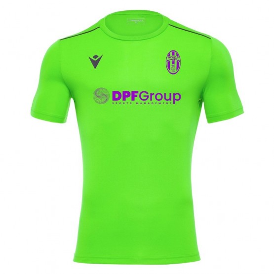 CAMISETA PORTERO MANGA CORTA 1ª EQUIPACIÓN ARENA MACRON RIGEL VERDE FLÚOR