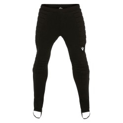 PANTALÓN PORTERO LARGO CON PROTECCIÓN MACRON AURIGA NEGRO