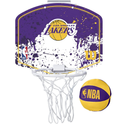 Mini canasta de Baloncesto WILSON NBA LA LAKERS