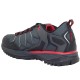 Zapatillas de Trail HI-TEC Ultra Terra Negro Gris Rojo