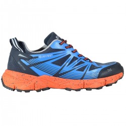 Zapatillas de Trail HI-TEC Terra Track Azul Naranja
