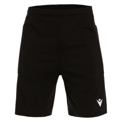 PANTALÓN CORTO PORTERO ACOLCHADO RACING PLAYA MACRON CASSIOPEA HERO NEGRO