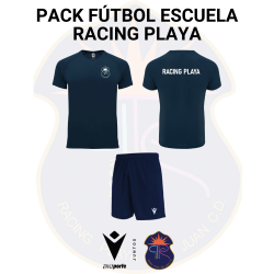 PACK FÚTBOL ESCUELA RACING PLAYA