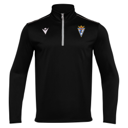 SUDADERA VILLENA C.F. MACRON HAVEL NEGRO