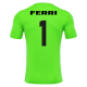 CAMISETA 2ª PORTERO VILLENA C.F. (IBENTO) MACRON RIGEL VERDE FLÚOR