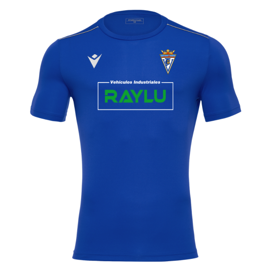 CAMISETA 1ª JUEGO VILLENA C.F. (RAYLU) MACRON RIGEL AZUL ROYAL 