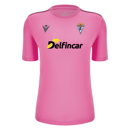 CAMISETA 2ª JUEGO VILLENA C.F. FEMENINO (DELFINCAR) MACRON ARIEL ROSA