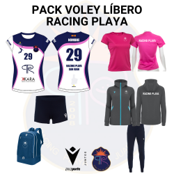 PACK JUGADORA (LÍBERO) VOLEY RACING PLAYA