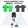 PACK JUEGO PORTERO ZENETA - LA VILLA