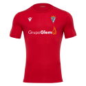 CAMISETA 2ª JUEGO VILLENA C.F. (GLEM) MACRON RIGEL ROJO