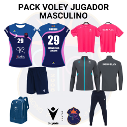 PACK JUGADOR CHICO VOLEY RACING PLAYA