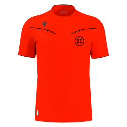 Camiseta Árbitro Macron PONNET ECO RFEF Rojo Flúor