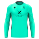 CAMISETA PORTERO MANGA LARGA RACING PLAYA MACRON ARGO TURQUESA