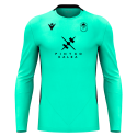 CAMISETA PORTERO MANGA LARGA RACING PLAYA MACRON ARGO TURQUESA