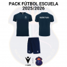 PACK FÚTBOL ESCUELA RACING PLAYA