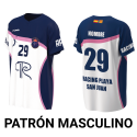 CAMISETA JUEGO LÍBERO CHICO VOLEY RACING PLAYA SUBLIMADA MARINO