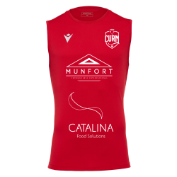 CAMISETA TIRANTES GYM CURM MACRON DORIAN ROJO