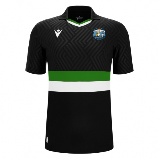 CAMISETA PORTERA RACING MAR MACRON CHARON NEGRO/VERDE
