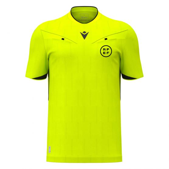 Camiseta Árbitro Macron 2026 MENDEZ ECO RFEF Neon Yellow Black